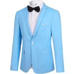 Vestes de costume de mariage bleu ciel avec noeuds à motif papillons Taille M classiques pour homme en promo 