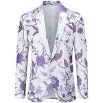 Vestes de costume de mariage violettes Taille S look fashion pour homme 