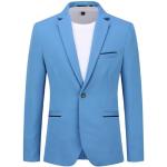 Blazers vintage bleu ciel Taille S look casual pour homme 