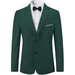 Vestes de costume de mariage vertes avec noeuds à motif papillons Taille 3 XL look fashion pour homme 
