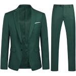 Pantalons de costume de mariage verts Taille XXL classiques pour homme 