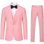 Pantalons de costume roses Taille 3 XL look fashion pour homme 