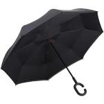 Parapluies pliants noirs à motif voitures look fashion pour homme 