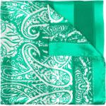 Saint Laurent Pre-Owned foulard en soie à motif cachemire (années 1970) - Vert