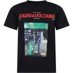 T-shirts à col rond Zadig & Voltaire noirs Taille 10 ans classiques pour fille de la boutique en ligne Miinto.fr avec livraison gratuite 