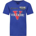 T-shirts Zadig & Voltaire bleus en coton Taille 10 ans pour fille de la boutique en ligne Miinto.fr avec livraison gratuite 