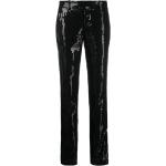 Pantalons taille basse Zadig & Voltaire noirs en viscose stretch Taille XS W38 L36 pour femme 