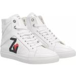 Zadig & Voltaire Sneakers, Zv1747 High Flash Smooth Calfs en blanc - pour dames