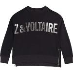 Zadig & Voltaire Sweat-shirt avec imprimé métallique et fermeture éclair. - Noir - 134-140