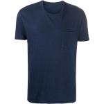 T-shirts à imprimés Zadig & Voltaire bleus en jersey à manches courtes pour homme 