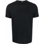 Zanone t-shirt en coton à manches courtes - Noir