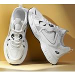 Chaussures de running blanches en caoutchouc respirantes Pointure 49 look fashion pour homme 