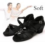 Chaussures de tango blanches à boucles Pointure 41 avec un talon entre 3 et 5cm pour fille 