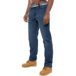 Jeans bleu indigo délavés Taille XL W48 look fashion pour homme 