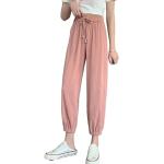 Pantalons taille haute Zeagoo roses Taille XL look fashion pour femme 