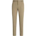 Pantalons de costume Zegna marron clair stretch Taille 3 XL W44 pour homme 