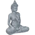 Statue Bouddha Méditation 1 - Statuette Décoration Zen et Feng Shui - Apporte Une Ambiance Apaisée et Relaxante à Votre Intérieur - Statue Porte-Bonheur Couleur Grise - Hauteur: 12cm - Zen’Light