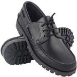 Zerimar Chaussures Bateau en Cuir | Chaussures Nautiques Homme | Mocassins Homme | Grandes Tailles 46-50