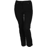 Jeans droits Zerres Cora noirs stretch Taille XL look fashion pour femme 