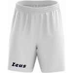 Shorts de basketball Zeus blancs en polyester Taille L 