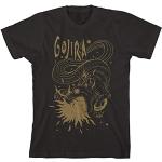 ZHIMU Gojira Band Sun Swallower Heavy Metal Men T-Shirt Black L