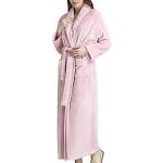 Peignoirs Kimono roses en velours Taille M plus size look fashion pour femme 