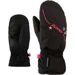 Paires de gants de ski Ziener noires à pois imperméables coupe-vents Taille 5 ans pour garçon de la boutique en ligne Amazon.fr 