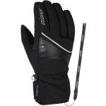 Gants de ski Ziener noirs en polyester imperméables coupe-vents Taille XS pour femme 