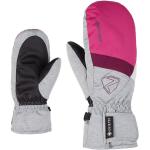 Paires de gants de ski Ziener roses en polyester en gore tex enfant imperméables coupe-vents respirantes 