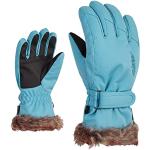 Paires de gants de ski Ziener bleues en fourrure Taille 7 ans look fashion pour fille de la boutique en ligne Amazon.fr avec livraison gratuite 