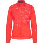 Vestes de ski Ziener rouges à rayures coupe-vents respirantes Taille M look fashion pour femme 