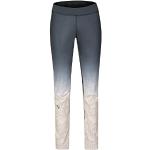 Ziener Nura Pantalon Softshell de Ski de Fond | Coupe-Vent, élastique, Ombre.Beige Camo, Taille 40 Femme