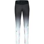 Pantalons de randonnée Ziener noirs en shoftshell coupe-vents stretch Taille XL look fashion pour femme 