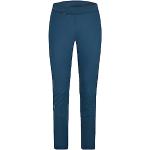 Pantalons de randonnée Ziener bleu marine en shoftshell coupe-vents stretch Taille XS look fashion pour femme 