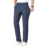 Pantalons de Golf bleues foncé respirants stretch Taille L W34 look fashion pour homme 