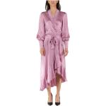 Robes en soie Zimmermann roses midi Taille XL pour femme 