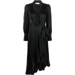 Robes de cocktail Zimmermann noires à volants mi-longues Taille XS pour femme 