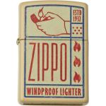 Zippo Lighter Pouch With Clip LPCB-000001, marron, étui avec clip