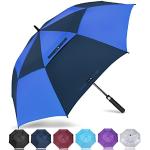 Parapluies tempête bleu marine imperméables coupe-vents Taille XL look fashion pour homme 