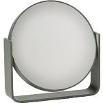ZONE DENMARK Ume Miroir de Table grossissant 5X Vert Olive Diamètre 19 cm Hauteur 19,5 cm