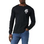 T-shirts Hip-Hop Zoo York noirs à motif ville à manches longues Taille L look urbain pour homme 