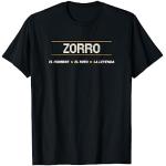 ZORRO - El Hombre El Mito La Leyenda | Nombre Ropa - T-Shirt