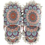 Chaussures montantes à fleurs en microfibre à motif mandala look fashion 