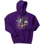 Zubaz NFL Baltimore Ravens Sweat à Capuche pour Homme avec Logo numérique, Violet, XXL