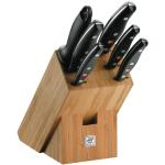 Bloc-couteaux Ninja Foodi StaySharp avec Affûteur, Ensemble de Couteaux 6  Pièces Aiguisés: Couteau de Chef, de cusine, à pain, à trancher, universel