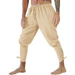 Pantalons baggy beiges Taille XL look Hip Hop pour homme 