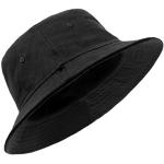 Chapeaux bob noirs en coton Taille XXL look fashion pour femme 