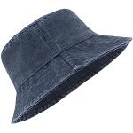 Chapeaux cloches bleu marine en coton Taille XL look fashion 