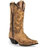 Bottines western & bottines cowboy d'automne marron en cuir Pointure 38 avec un talon entre 3 et 5cm look fashion pour enfant 
