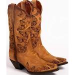 Bottines western & bottines cowboy d'automne marron Pointure 37 avec un talon entre 3 et 5cm look fashion pour enfant 